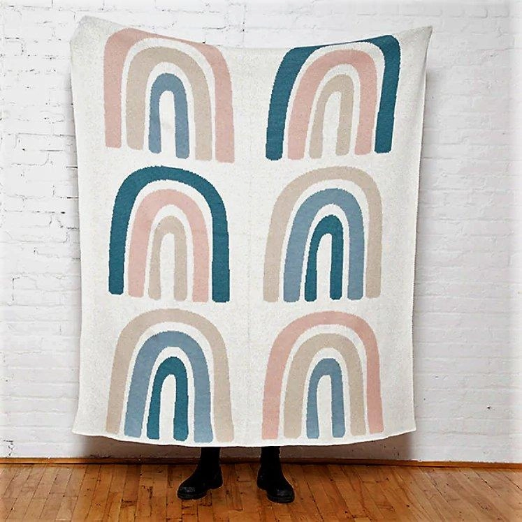Eco Rainbow Woven Throws - 3 Colors