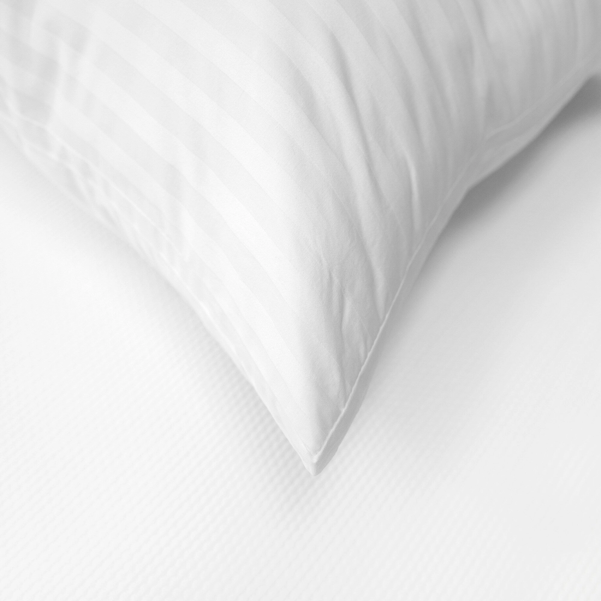 EcoPEDIC Down Alternative Bed Pillow with 300 Thread Count Cover