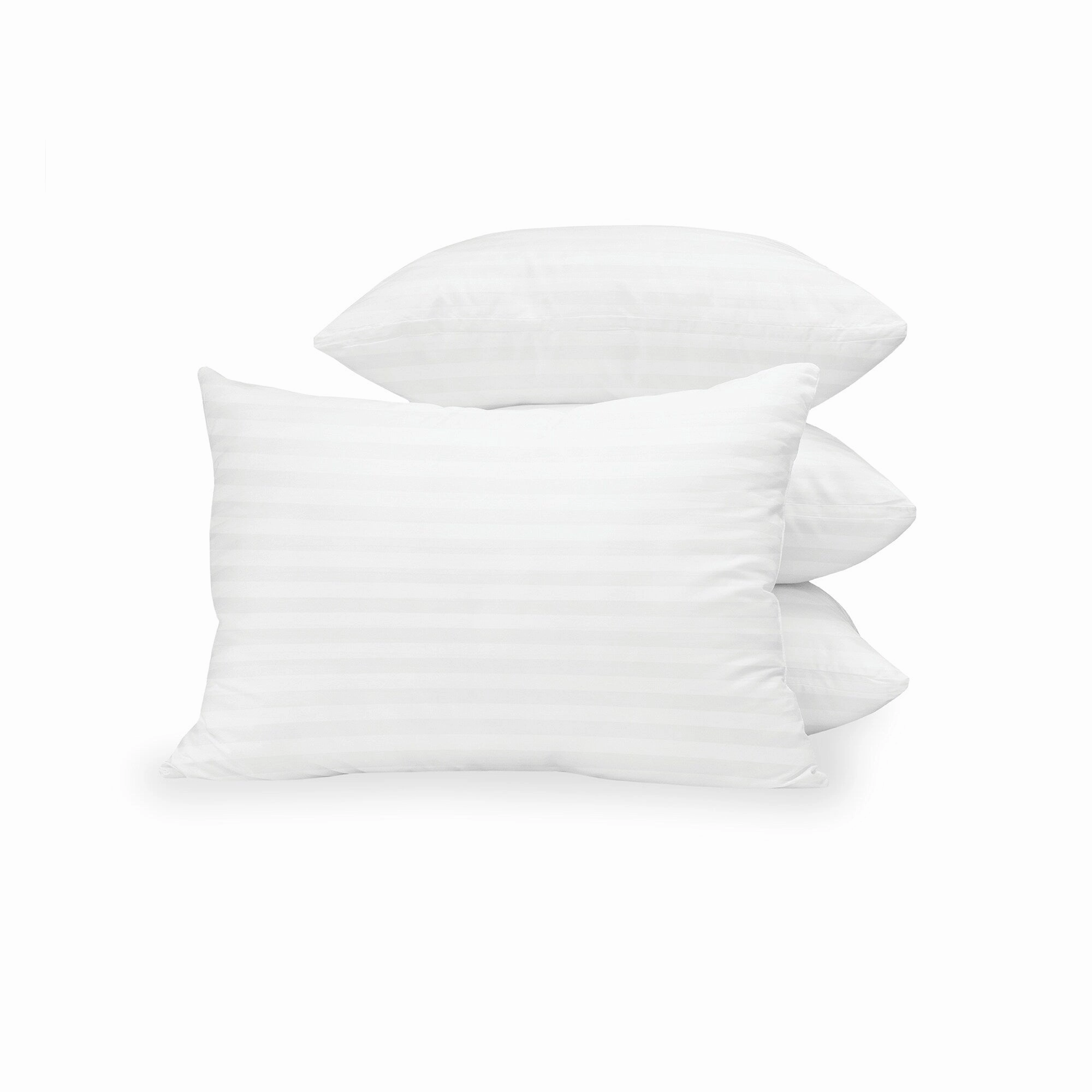 EcoPEDIC Down Alternative Bed Pillow with 300 Thread Count Cover