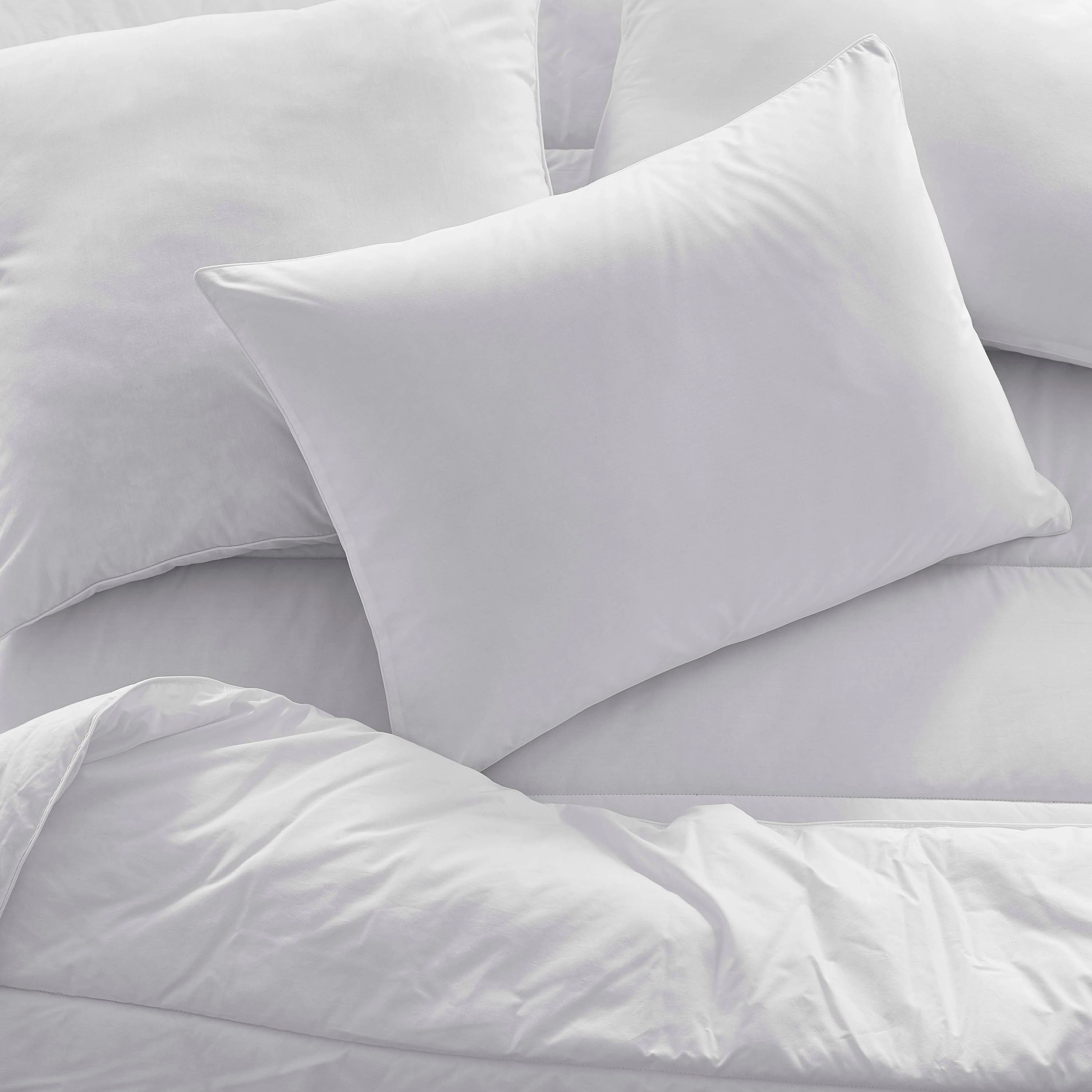 EcoPure Pure & Simple White Pillow & Pillow Protector