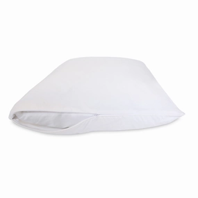 EcoPure Pure & Simple White Pillow & Pillow Protector pillows,bed pillow,sleeping cushion