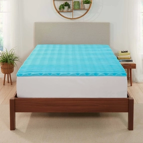 Ecossentials 1.5" Memory Foam Mattress Topper mattress pads,mattress topper,bed protection