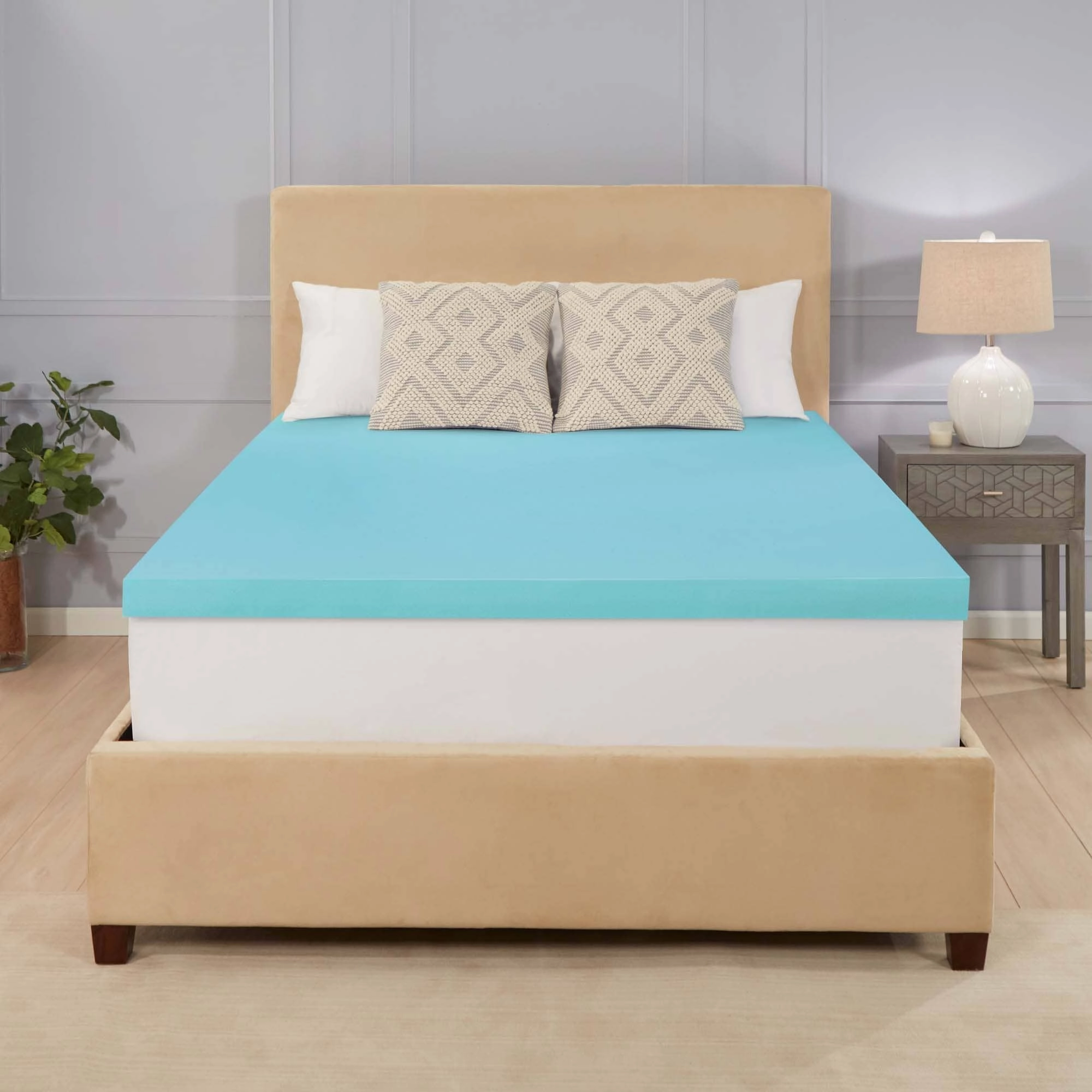 Ecossentials 3" Memory Foam Mattress Topper mattress pads,mattress topper,bed protection