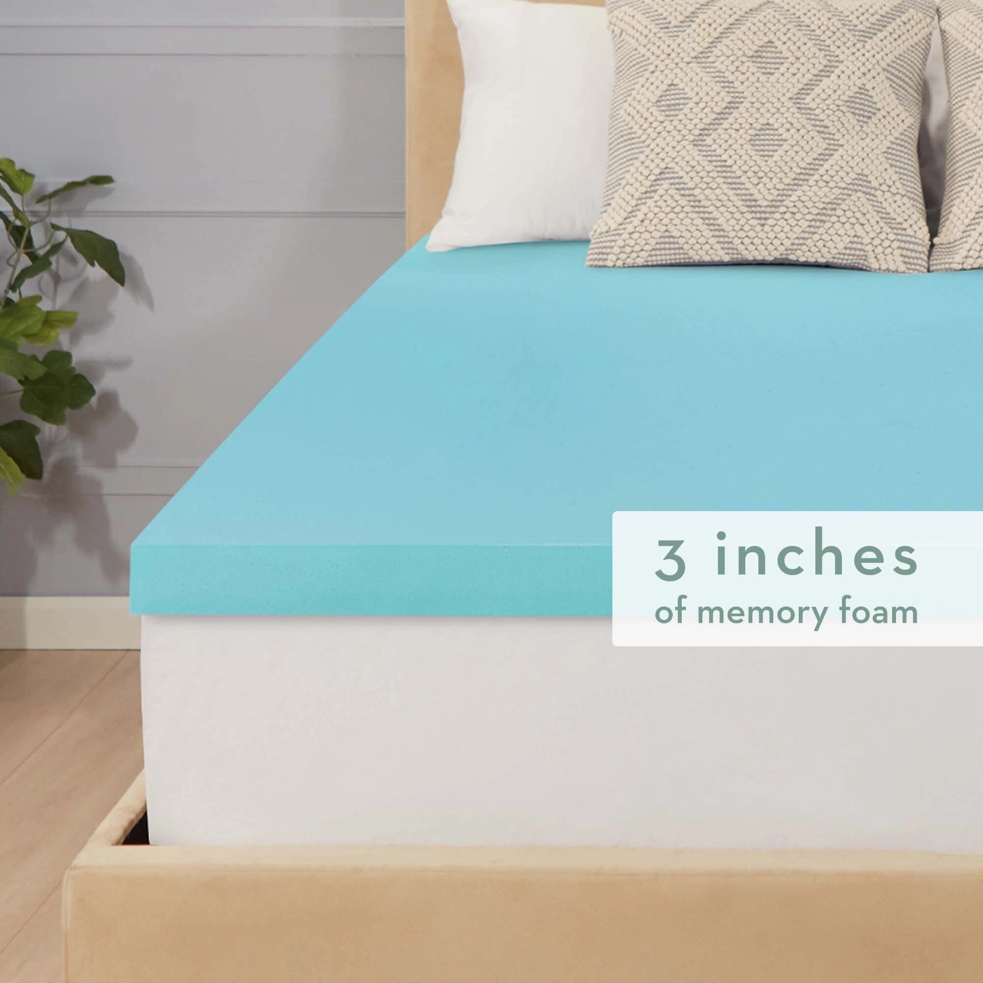 Ecossentials 3" Memory Foam Mattress Topper
