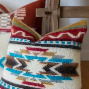Ecuadorian Pillowcase - Small Antisana Earth exotic cowhide rug, leather rug