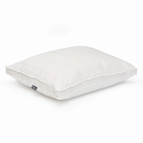 Eddie Bauer Medium Density 400 Thread Count Ultimate Goose Feather Pillow - White pillows,bed pillow,sleeping cushion
