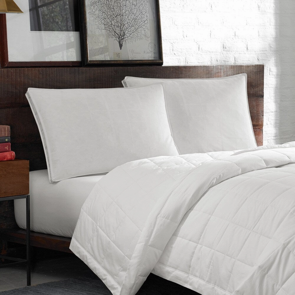Eddie Bauer Medium Density 400 Thread Count Ultimate Goose Feather Pillow - White