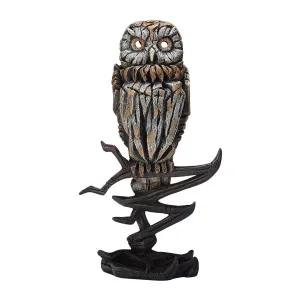 Edge Sculpture Owl On Branch Statue Figurine 12.75" Decorative Mirror,Home Decor Mirror