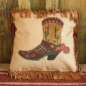 Electric Cowboy Boot Throw Pillow storage cart, utility cart