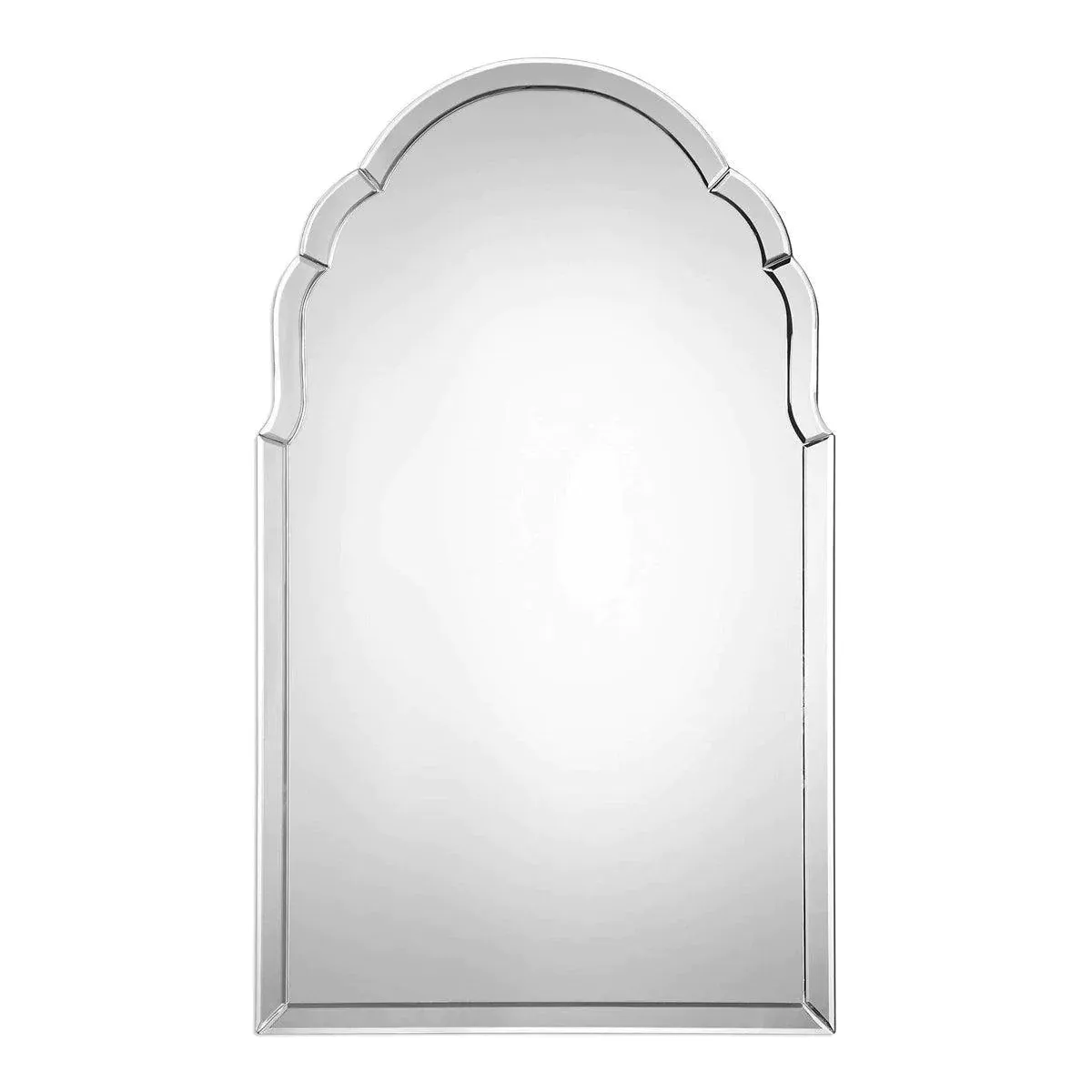 Elegant Frameless Arched Mirror with Hand Beveled Edges Cutting Board,Kitchen Board
