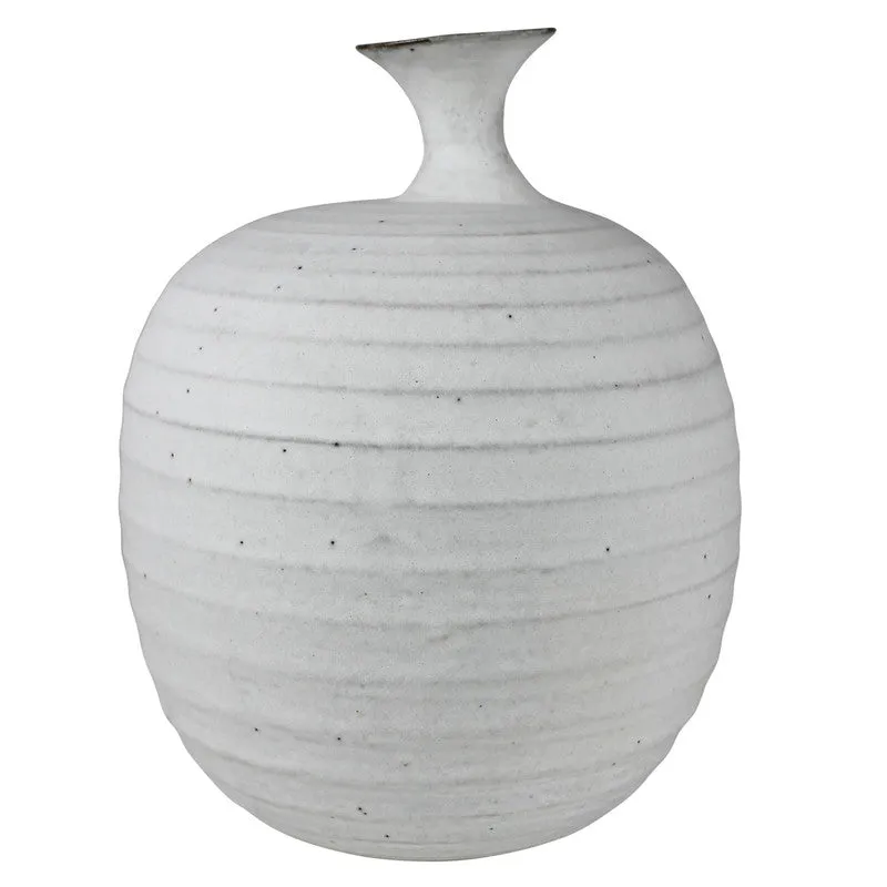 Eleo Vase with Neck, Ceramic - Lrg