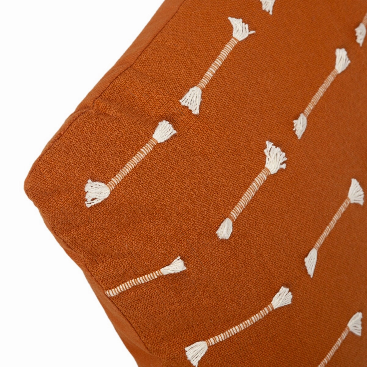 Elevate Your Couches or Beds Look with Brown Cotton Pillow (18" x 18") - Dark Brown