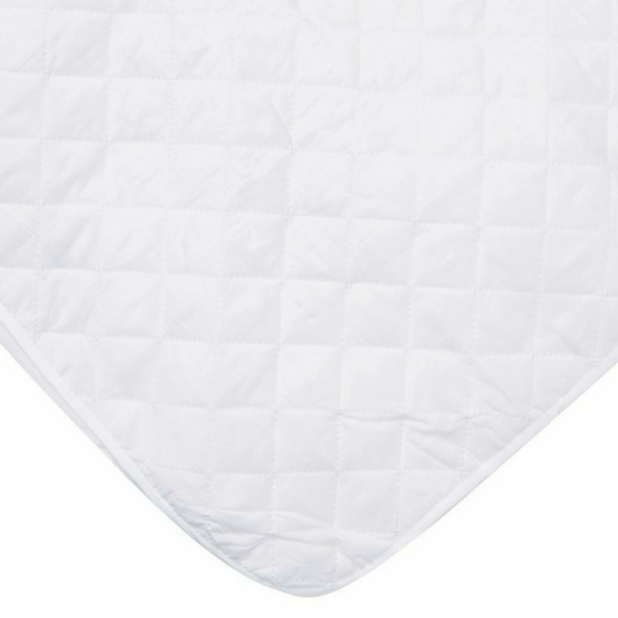 Ella Jayne Classic Quilted Mattress Pad - White