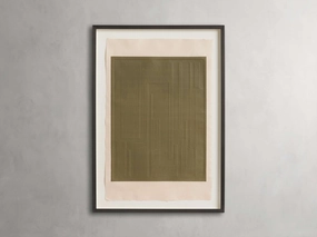 Embossed Abstract Framed Silkscreen in Green Wall Art,canvas wall art set