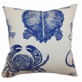 Emilia Animals Euro Sham Navy pillowcases,cotton pillow covers,bed linen
