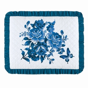 Enchanting Butterfly Ruffled Edge Pillow Shams - Set of 2 pillowcases,cotton pillow covers,bed linen