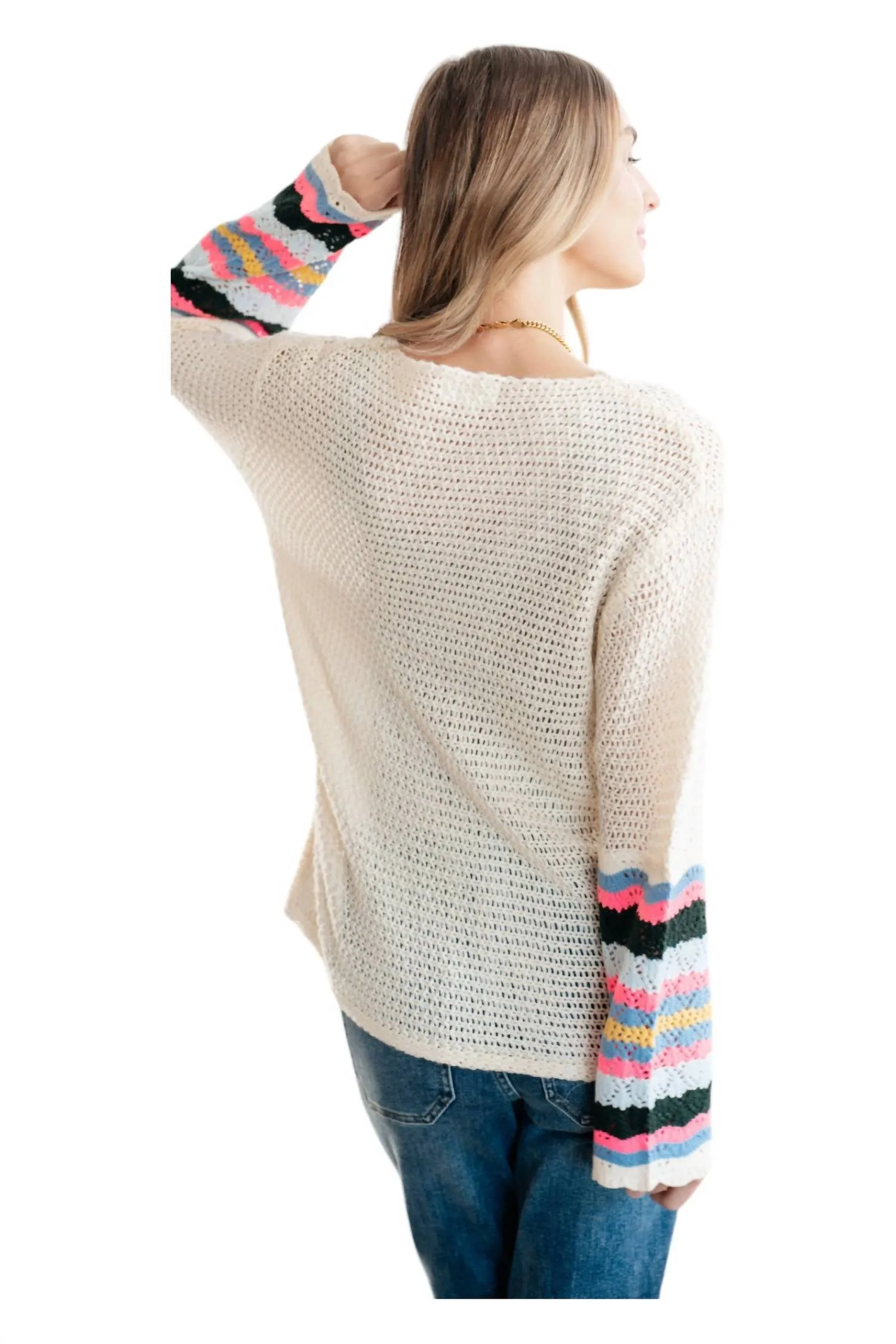 End Of The Story Sweater In Beige