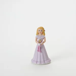 Enesco Growing Up Girls Collection Blonde Age Eight 8 Figurine Decorative Mirror,Home Decor Mirror