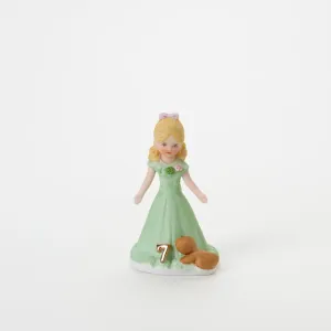 Enesco Growing Up Girls Collection Blonde Age Seven 7 Figurine Decorative Mirror,Home Decor Mirror