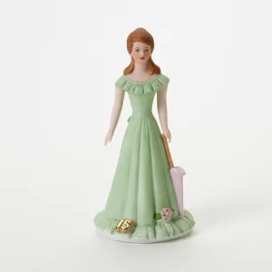 Enesco Growing Up Girls Collection Brunette Age Fifteen 15 Figurine Decorative Mirror,Home Decor Mirror