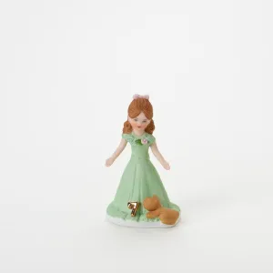 Enesco Growing Up Girls Collection Brunette Age Seven 7 Figurine Decorative Mirror,Home Decor Mirror