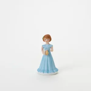Enesco Growing Up Girls Collection Brunette Age Six 6 Figurine Decorative Mirror,Home Decor Mirror