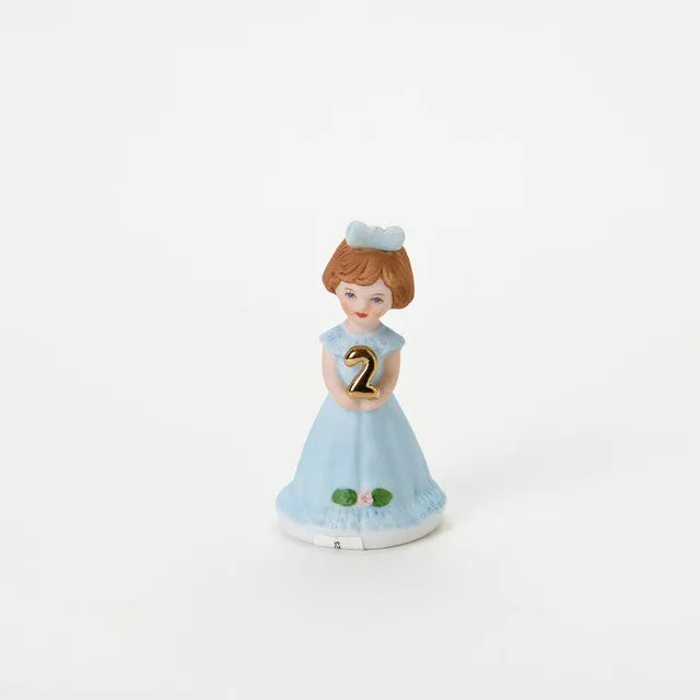 Enesco Growing Up Girls Collection Brunette Age Two 2 Figurine Decorative Mirror,Home Decor Mirror