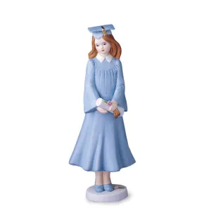 Enesco Growing Up Girls Collection Brunette Graduate Figurine Decorative Mirror,Home Decor Mirror