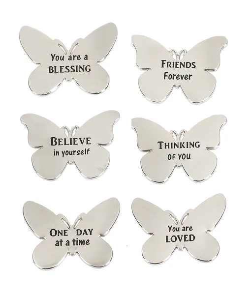 Enjoy the Journey Butterfly Pocket Token Charm