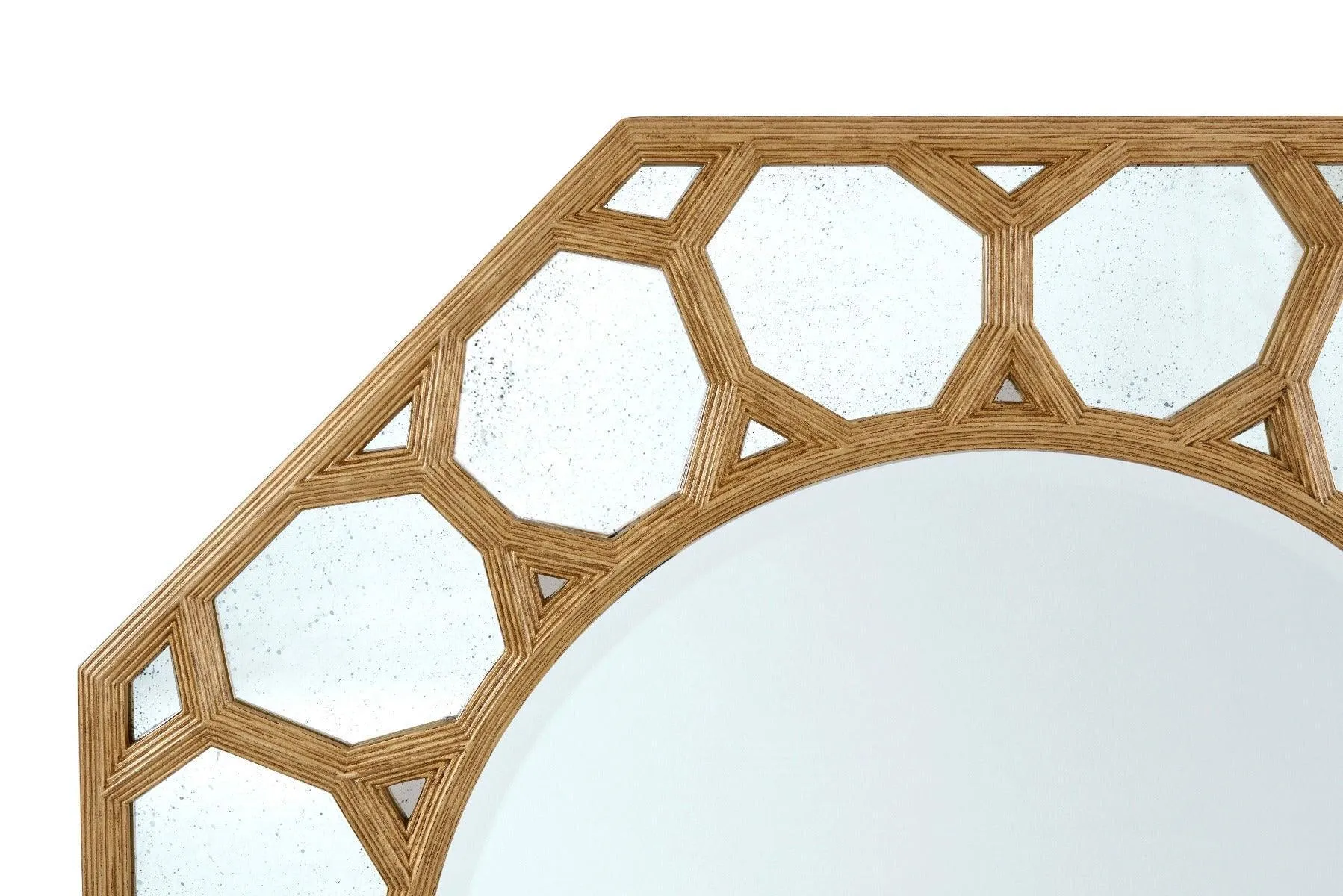 Esme Octagonal Beveled-Edge Wall Mirror, Available in a Variety of Finishes