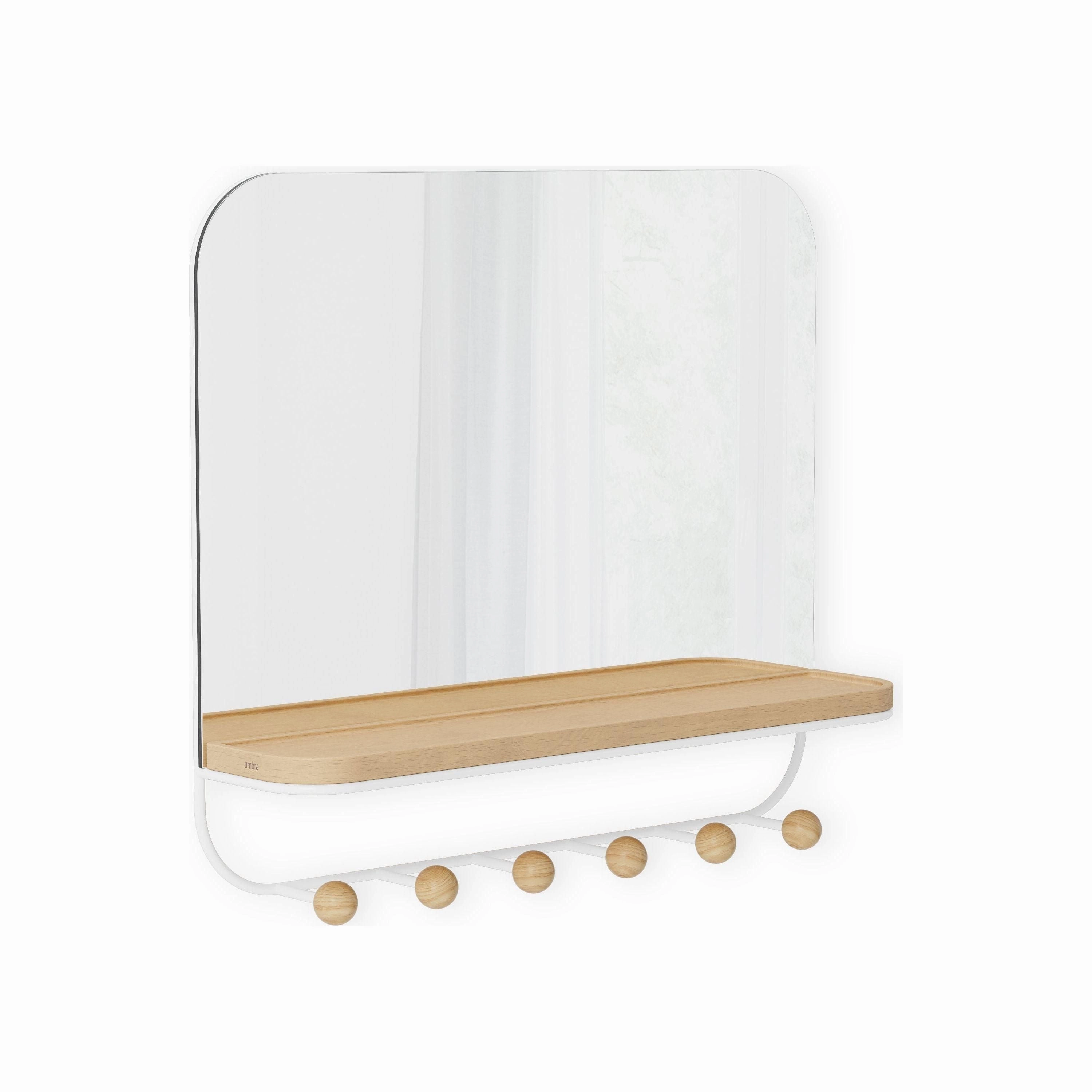 Estique Mirror with Hooks