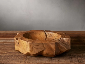 Etta Octagon Teak Bowl Home Decor & Accessories,decorative home accessories