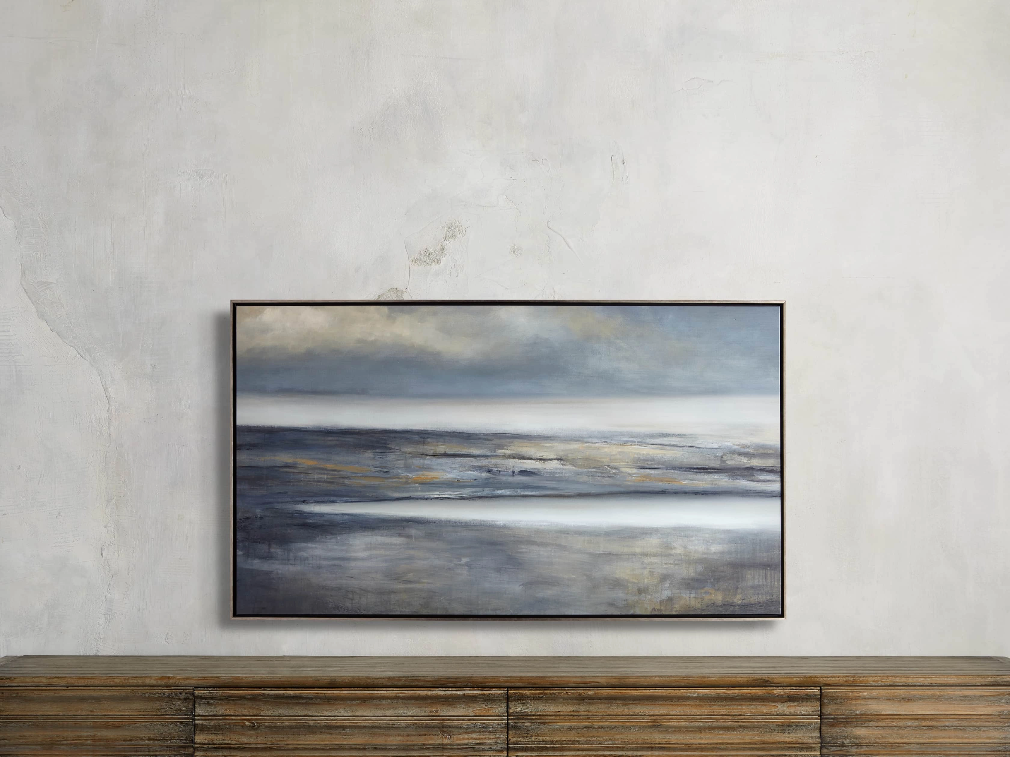 Evening Tide Framed Print Wall Art,canvas wall art set