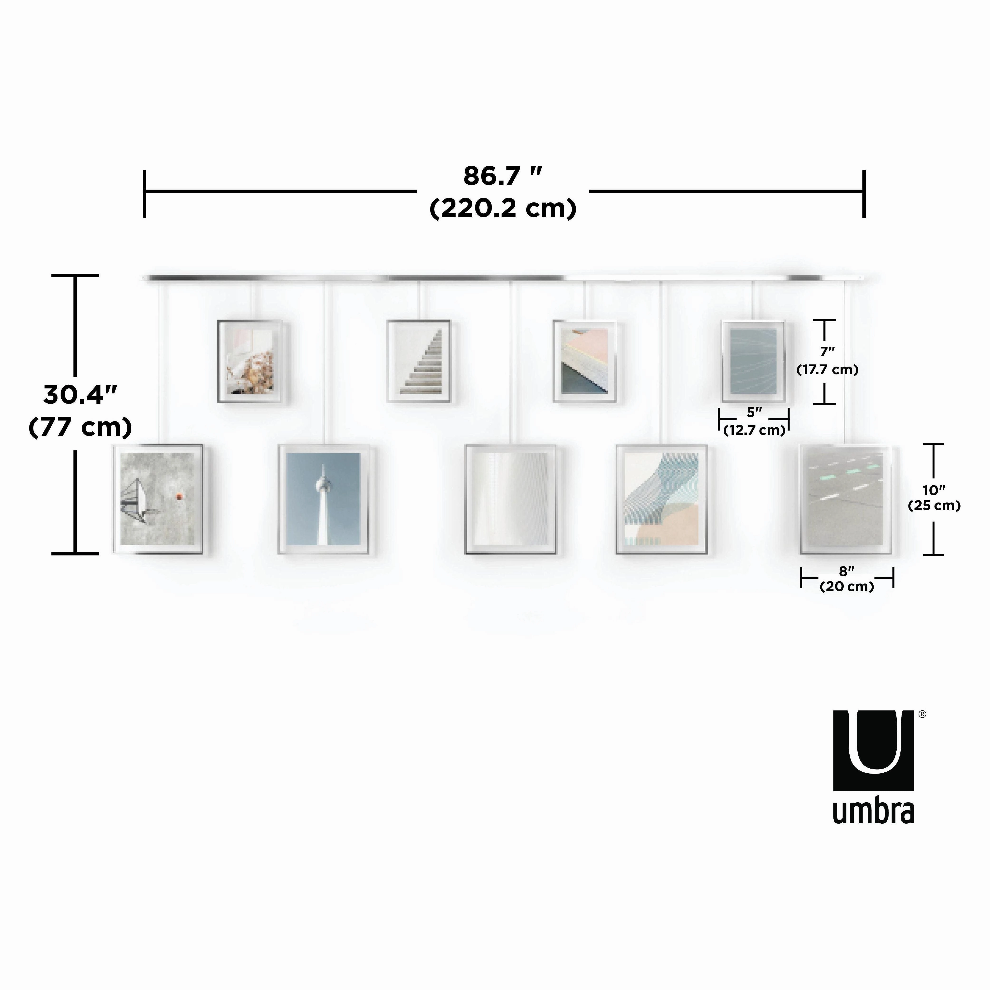 Exhibit Gallery Frames (Set of 9)