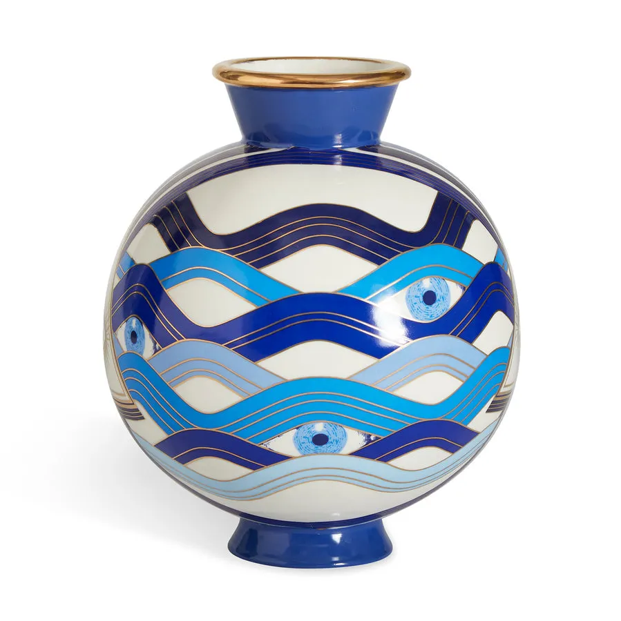 Eye Motif Porcelain Vase | Jonathan Adler Druggist