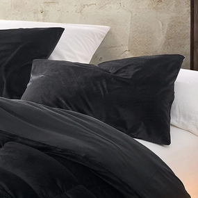 Fabric Fetish - Coma Inducer Pillow Sham - Black pillowcases,cotton pillow covers,bed linen