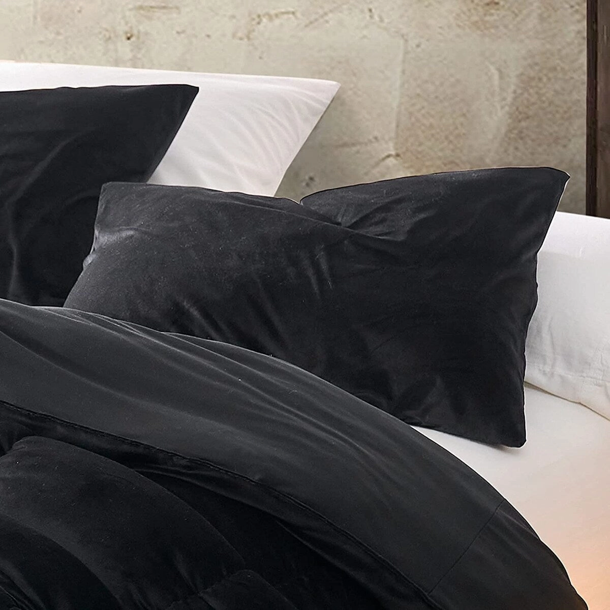 Fabric Fetish - Coma Inducer Pillow Sham - Black pillowcases,cotton pillow covers,bed linen