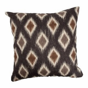 Faela Geometric Euro Sham Black/Brown pillowcases,cotton pillow covers,bed linen