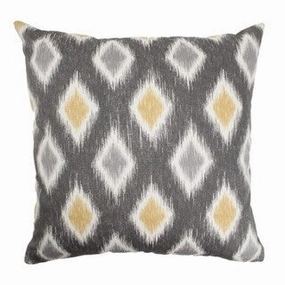 Faela Geometric Euro Sham Graphite pillowcases,cotton pillow covers,bed linen