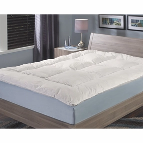 Famous Maker 300 Thread Count Allergy/ Asthma Relief Fiberbed mattress pads,mattress topper,bed protection