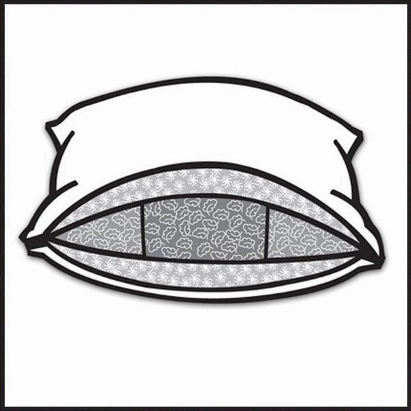 Famous Maker Enhanced 2-inch Gusseted Down and Feather Triple Chamber Pillows (Set of 2)