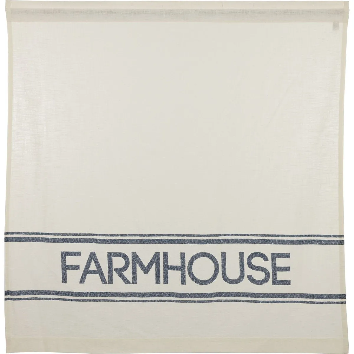 Farmstead Blue Farmhouse Shower Curtain