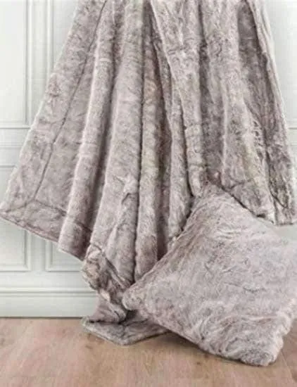 Faux Arctic Bear Throw Blanket/Pillow luxury bedding, duvet cover