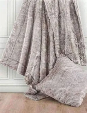 Faux Arctic Bear Throw Blanket/Pillow luxury bedding, duvet cover
