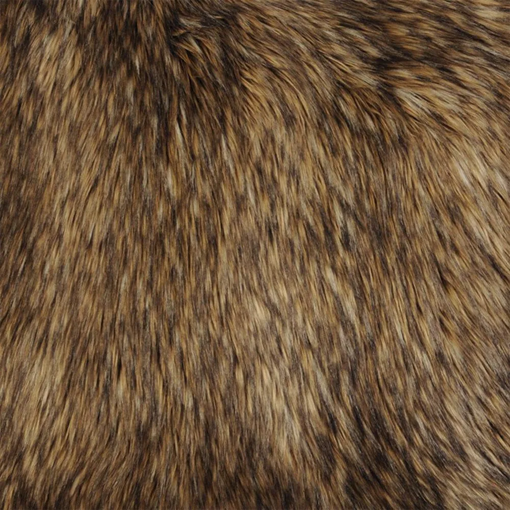 Faux Coyote Pelt Euro Sham