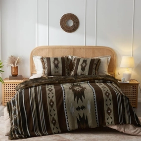 Faux Fur Aztec Blanket - 4 Colors storage cart, utility cart