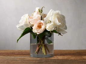 Faux Mixed Roses in Vase Home Decor & Accessories,decorative home accessories
