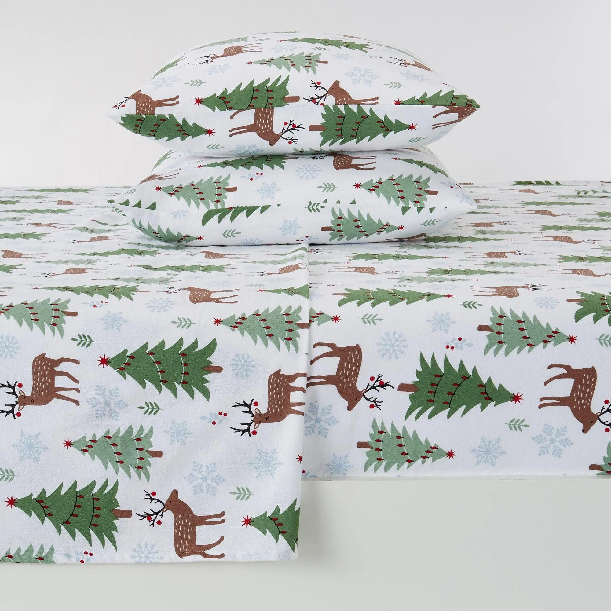Festive Forest Cotton Sheet Set