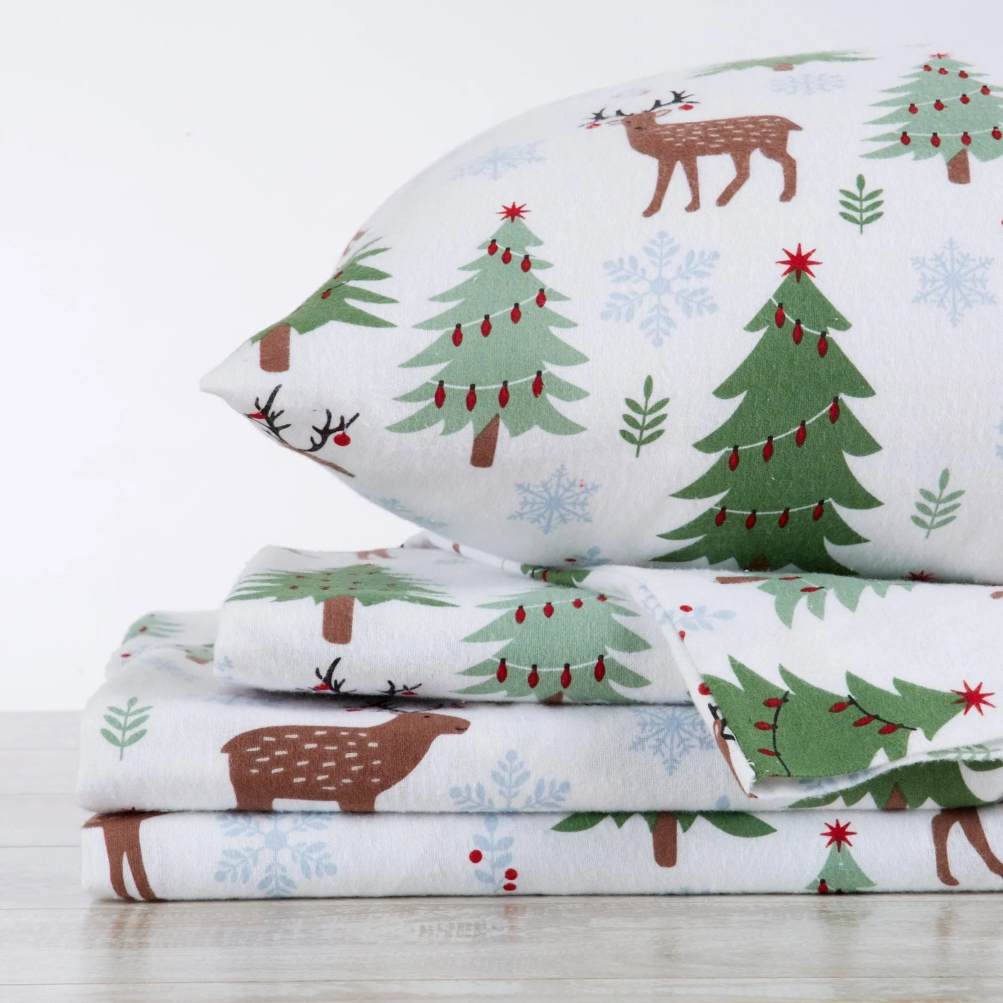 Festive Forest Cotton Sheet Set