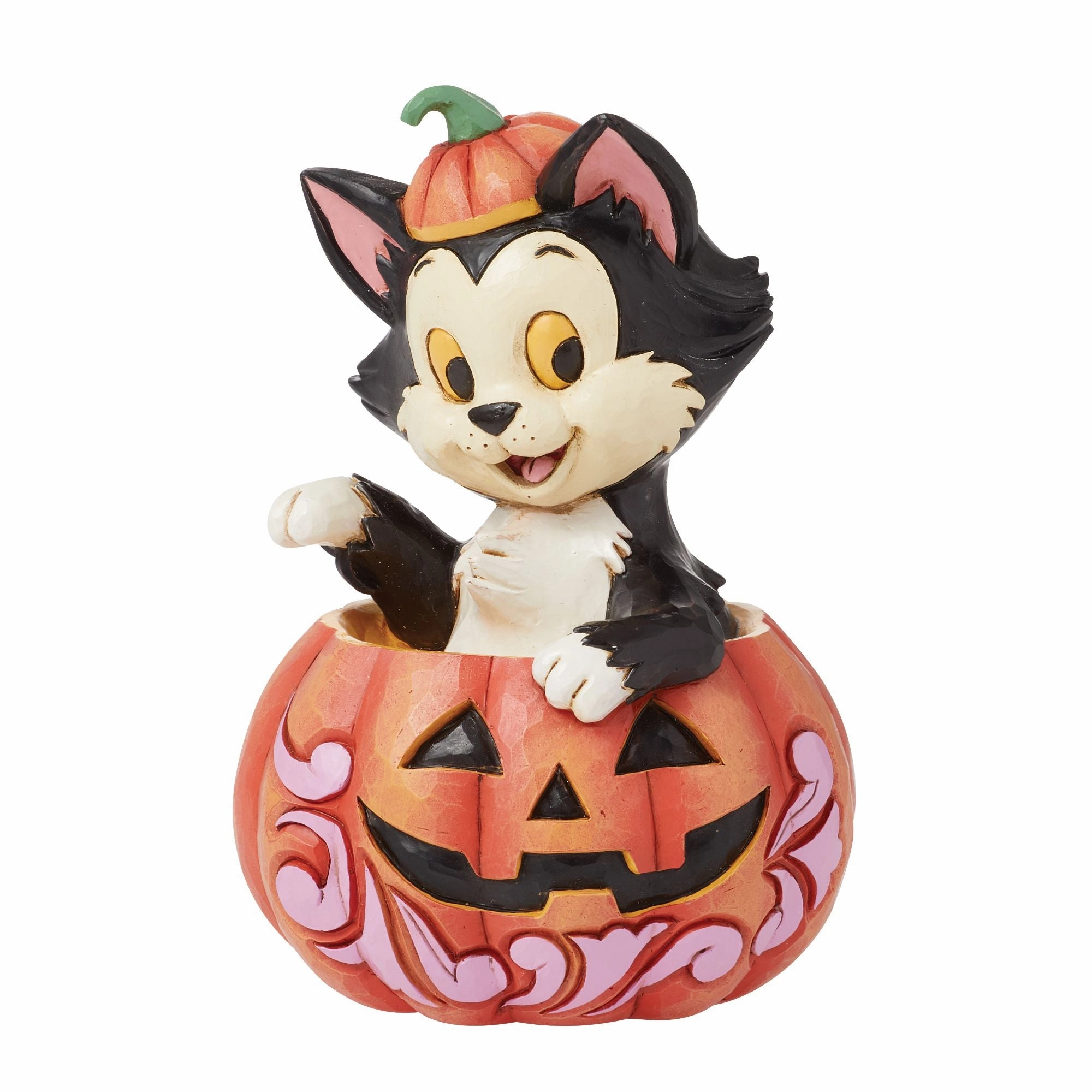 Figaro in Jack-O-Lantern Mini Decorative Mirror,Wall Mirror